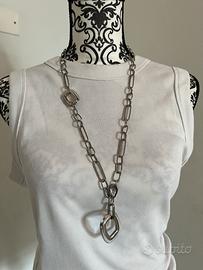 Collana in acciaio Fossil Steel