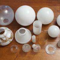 Ricambi lampade bocce vetro di Murano anni '60 '70