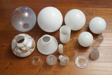 Ricambi lampade bocce vetro di Murano anni '60 '70