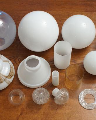 Ricambi lampade bocce vetro di Murano anni '60 '70