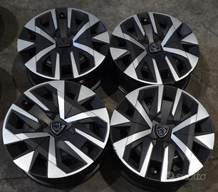 4 Cerchi da 16' in Ferro - Peugeot - 208