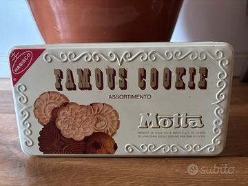 Scatola latta motta vintage