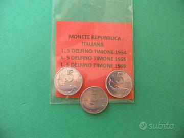 Monete  prima   Repubblica Italiana