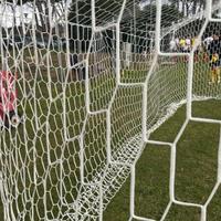 coppia di reti da calcio regolamentari 