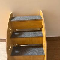 Scaletta per cani e gatti in legno di bambù –