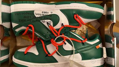 Sneakers Nike Dunk Low Off-White Pine Green 44.5