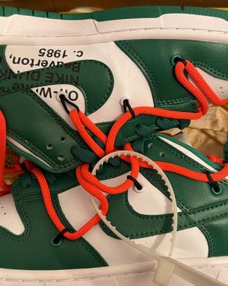 Sneakers Nike Dunk Low Off-White Pine Green 44.5
