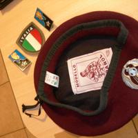 Basco anni 70 originale e mostrine logistica ...