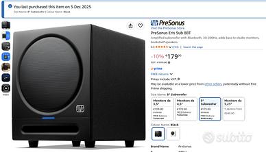 Sub Woofer Pre Sonus