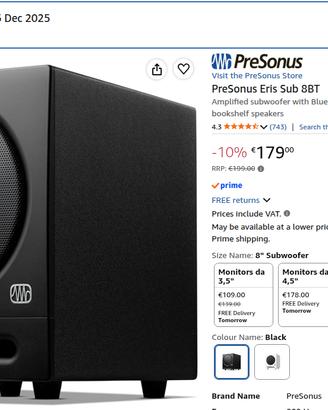 Sub Woofer Pre Sonus