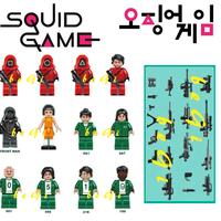 Set completo 12 SQUID GAME Minifigure simil LEGO