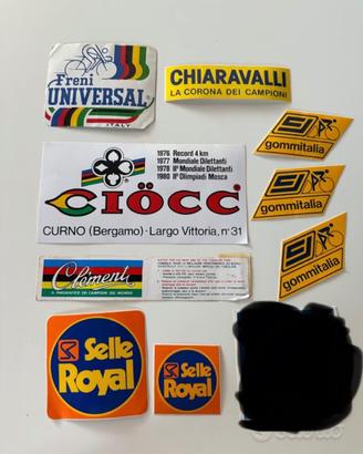 Stickers vintage accessori bici da corsa anni 70/8