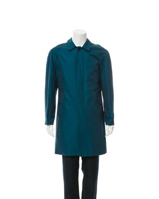 Burberry Oakham cappotto Blue petrol taglia M