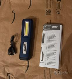 Torcia a led ricaricabile per ispezioni fai da te