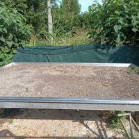 vascone in acciaio per coltivazione alta 