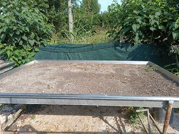 vascone in acciaio per coltivazione alta 