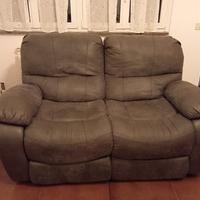 Divano due posti reclinabile 