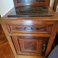 Comodini liberty con marmo nero