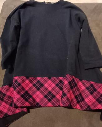 Vestito bimba "il gufo", 5 anni