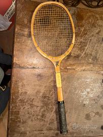 Racchetta da tennis vintage in legno anni ’60/’70
