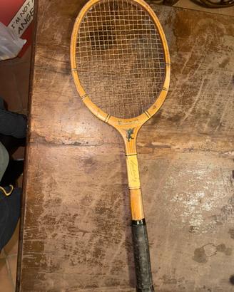 Racchetta da tennis vintage in legno anni ’60/’70