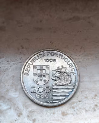 Moneta Portogallo 200 Escudi 1993