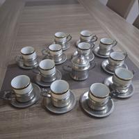 Servizio da caffè vintage 12 tazzine e zuccheriera