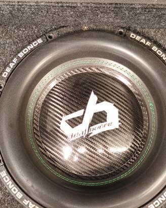 Subwoofer Deaf Bonce DB-312 + GLADEN RC3200c1