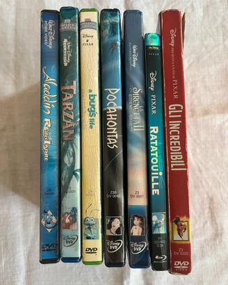 7 DVD Disney e Pixar Originali (1995-2007)