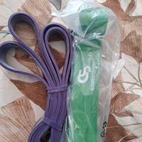 Set 2 Bande Elastiche Coresteady (Viola + Verde) -