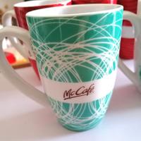 Tazza McDonald's McCafè Ceramica verde tiffany 