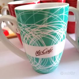 Tazza McDonald's McCafè Ceramica verde tiffany 