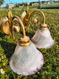 Set lampadario + due applique da parete 