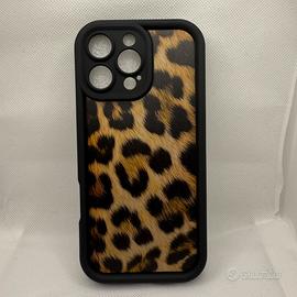 Custodia Cover leopardata iPhone 16 Pro Max