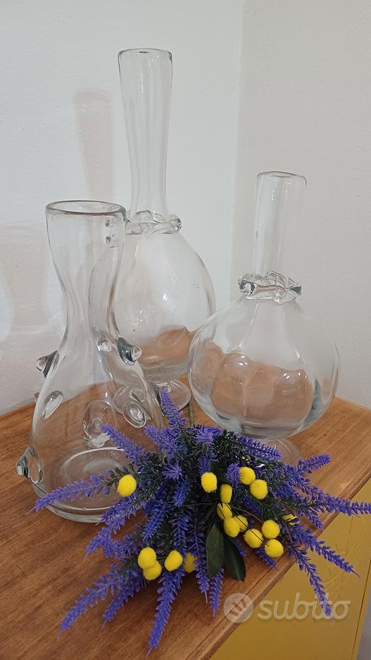 Grandi vasi di vetro trasparente fiori vaso rotondo per la casa centrotavola da