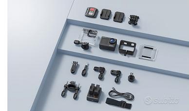 Action Cam 4K Surfola SF530 con treppiedi e selfie