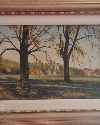 QUADRO "AUTUNNO A MASER (TREVISO)"