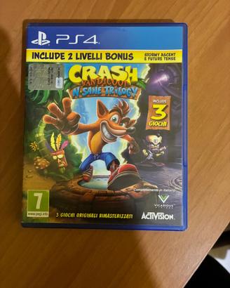 Crash nsnane trilogy con livelli bonus ps4