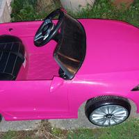 Mini car Mercedes a batteria rosa
