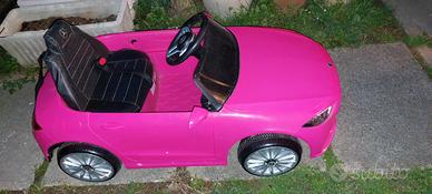 Mini car Mercedes a batteria rosa