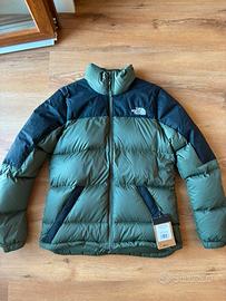 giubbotto The North Face verde e nero originale