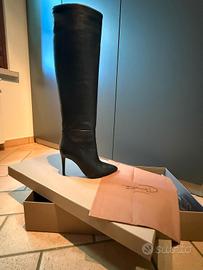 Stivale alto donna con tacco 