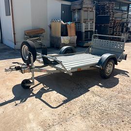 Carrello porta moto e porta cose