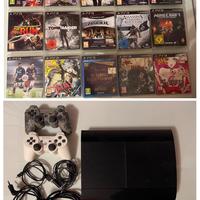 PlayStation 3 Super Slim + 2 Joypad + 15 Giochi