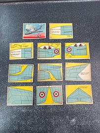 Figurine cartonate record aereoplano completa