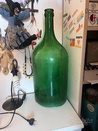 Damigiana in vetro vintage boccione da arredamento