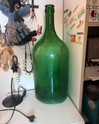 Damigiana in vetro vintage boccione da arredamento