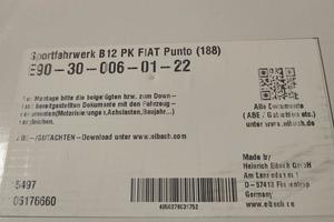 Bilstein B12 pro-kit fiat punto 188 + molle sport 