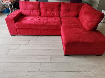 Divano Tigris con penisola e letto