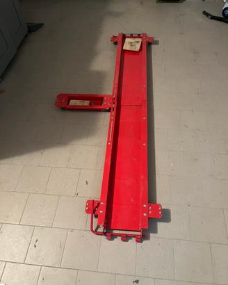 Pedana porta moto con ruote